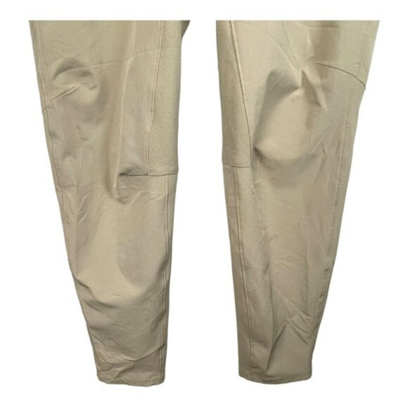 Lululemon Athletica Men Khaki Joggers Size Small Elastic Waist Snap Button Cuff - Picture 4 of 14